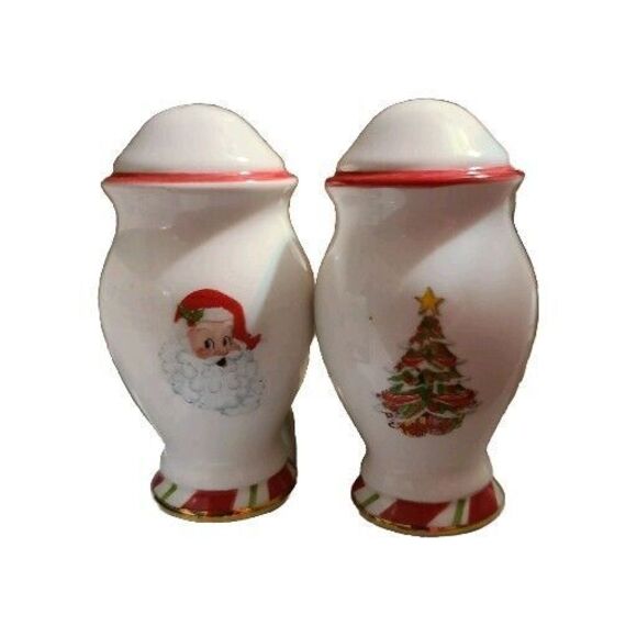Christopher Radko Letters To Santa Home for Holidays Salt & Pepper Shaker Set - Picture 2 of 11